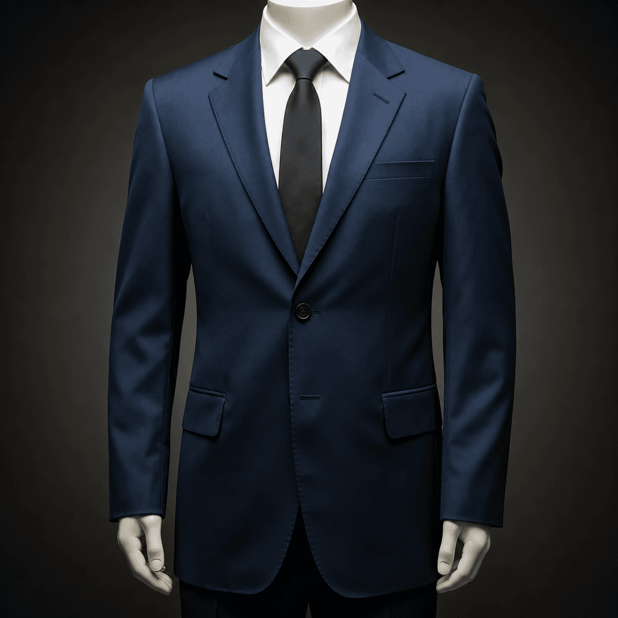 Classic Two-Piece Suit — Midnight Navy